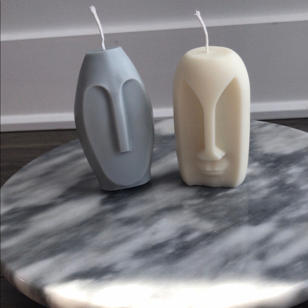 Handmade face candles